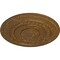 Ekena Millwork Oldham Ceiling Medallion (Fits Canopies up to 8 5/8"), 18"OD x 1 1/4"P, Smokey Topaz Crackle CM18OLSTC - alternate 3